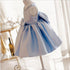 Sky Princess Blue Bows Dress - Little Palace Store